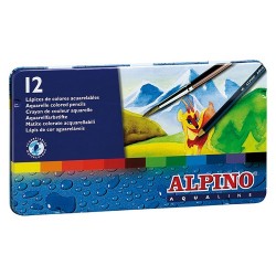 Lápices Acuarelables Alpino 12