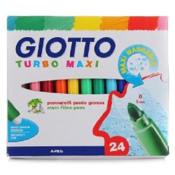 Rotuladores Giotto Turbo Maxi Lavable 24