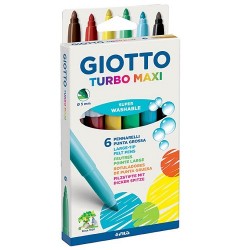 Rotuladores Giotto Turbo Maxi Lavable 6