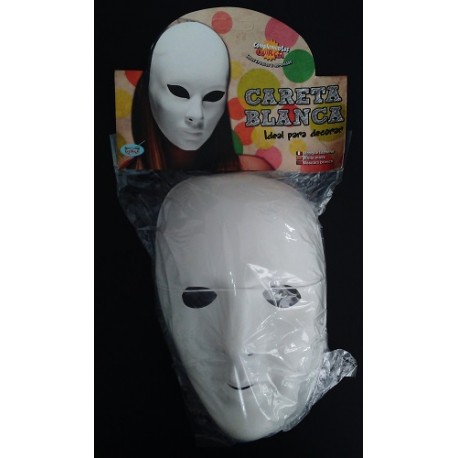 Máscara rígida blanca