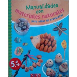Manualidades con materiales naturales para niños de preescolar
