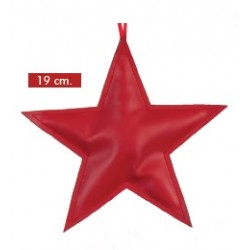 Estrella Cuero Rojo 19cm