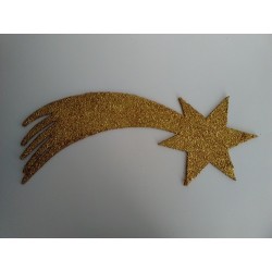 Estrella Fugaz dorada 42cm