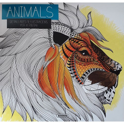 Animales. Detallades il·lustracions per a pintar