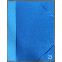 Carpeta A4 tela Texture (azul)