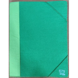 Carpeta A4 tela Texture (verde)