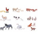 Animales para figuras 7-12cm